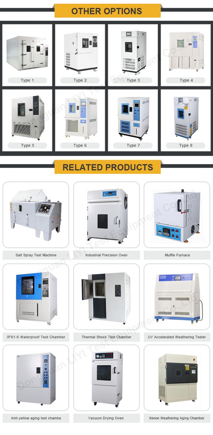 камера теста влажности температуры 1000L с хладоагентом R404A 2