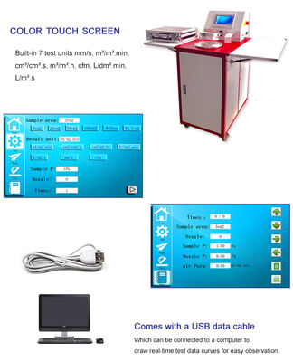 Лабораторный тестер воздухопроницаемости текстиля Liyi